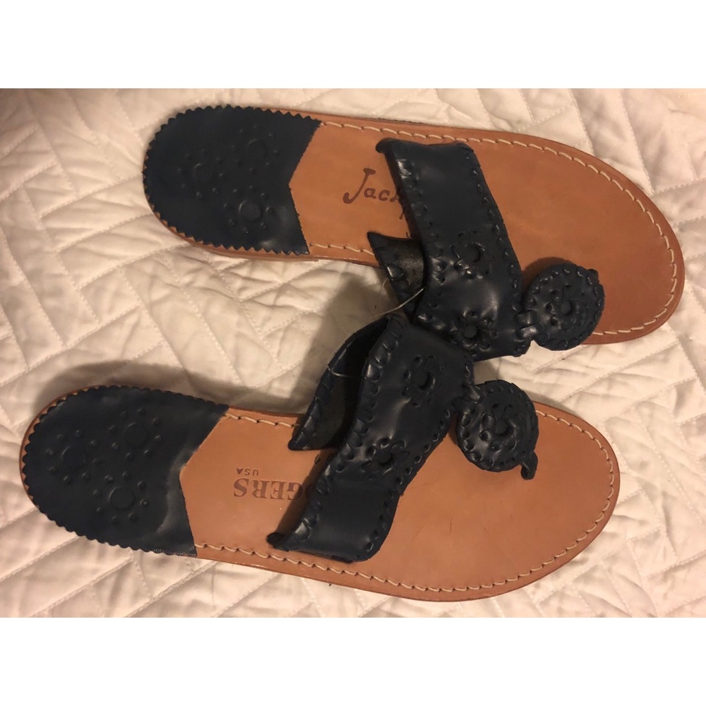 Jack Rogers Nantucket Midnight sandals